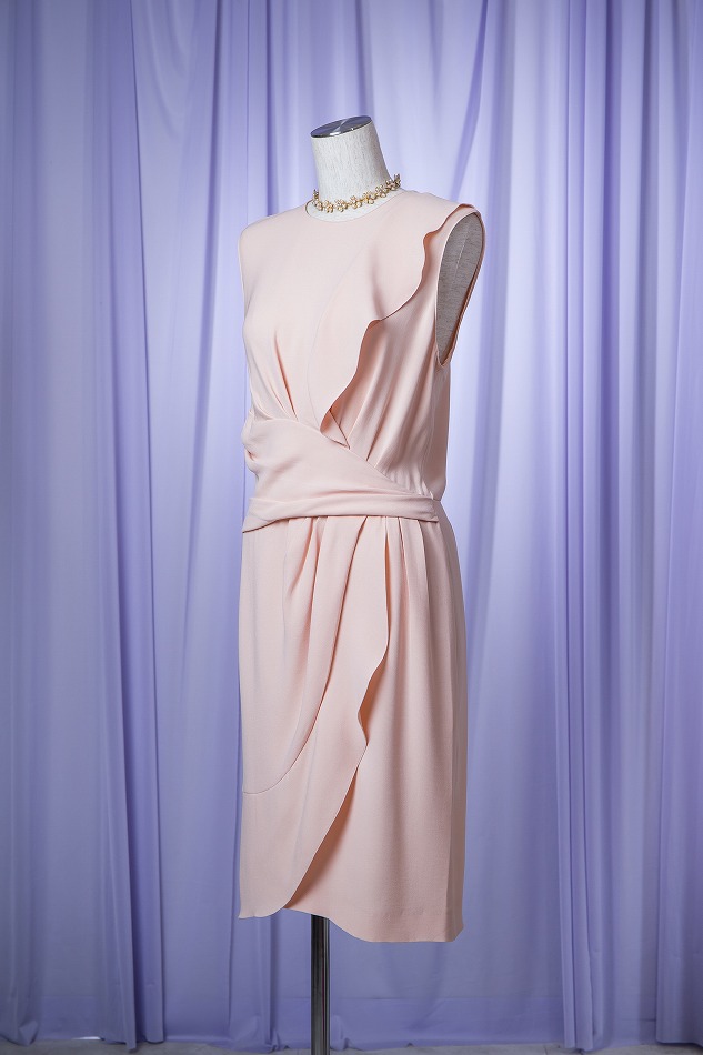 Christian Dior クリスチャン ディオール ピンクベージュドレス | 結婚式･パーティードレスレンタルなら【ドレスティーク】