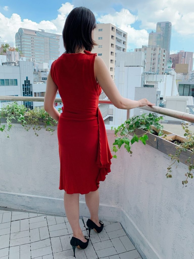 LANVIN PARIS ランバン ワンピース ドレス 赤 高級 結婚式 epC3VSH46w