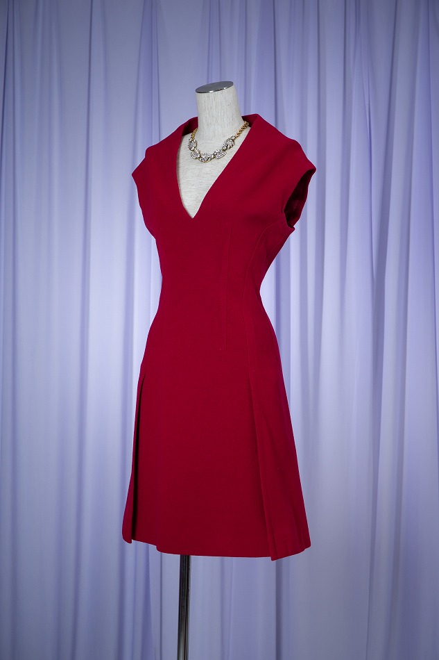 PRADA プラダ 赤(V)ドレス | 結婚式・パーティードレスレンタルなら