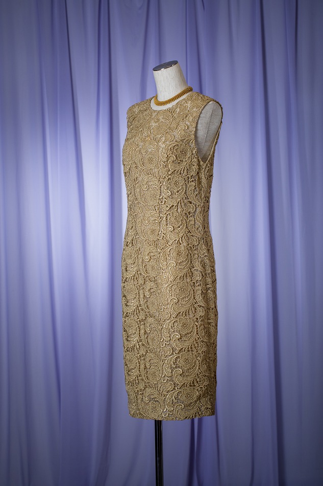 PRADA プラダ マニフィックスゴールドドレス | 結婚式・パーティー 