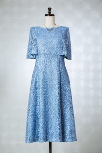 CELFORD セルフォード ブルースパンコールケープドレス